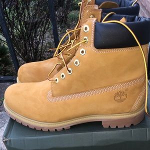 Timberlands Premium 6 inch waterproof boot